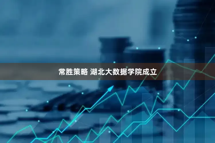 常胜策略 湖北大数据学院成立