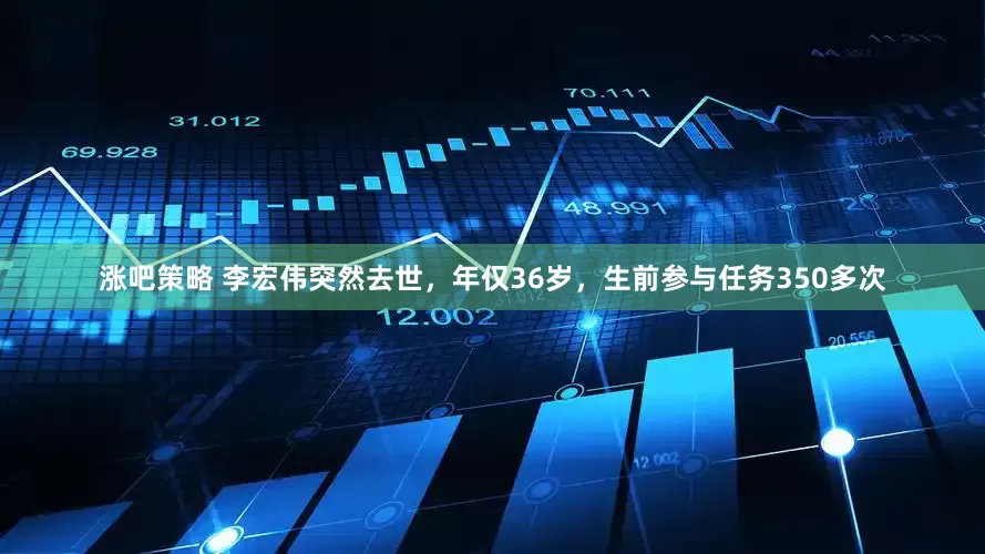 涨吧策略 李宏伟突然去世，年仅36岁，生前参与任务350多次